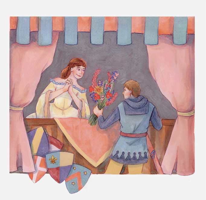 Scene medievale, la demande