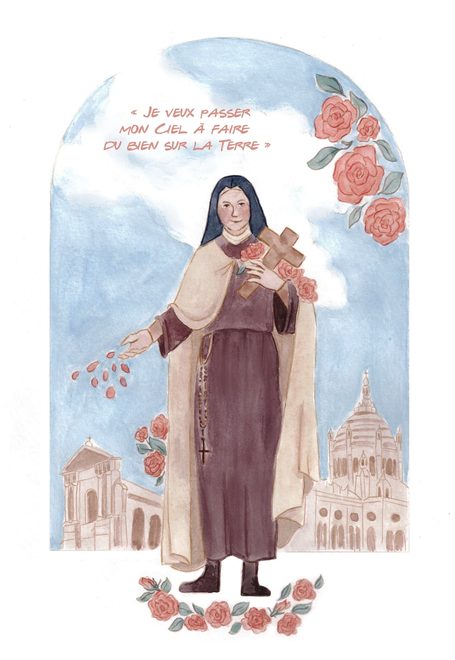 Sainte Therese - Je veux passer mon Ciel a faire du bien sur la Terre